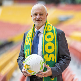 Socceroos coach Graham Arnold.