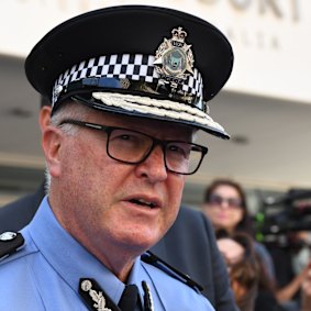 WA Police Commissioner Chris Dawson. 