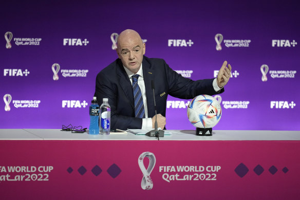 Gianni Infantino: ‘As a child I was bullied because I had red hair and freckles.’