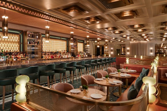 A seat at the bar in Lex Yard.