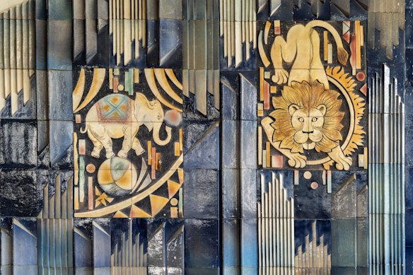 Inside the Tashkent Circus.