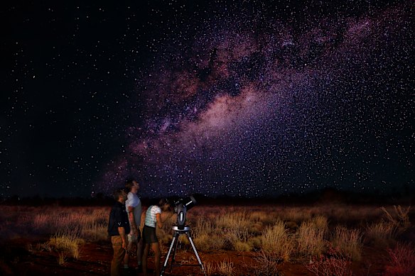 Guides pair telescopes with ancient stories of the night sky on Outback Sky Journeys.