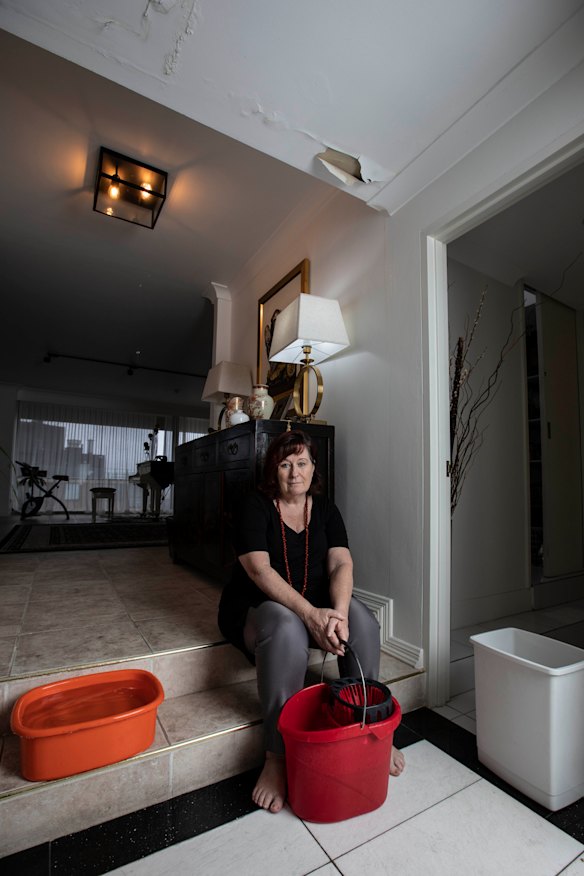 “It can be very depressing living with damp and mould”:  Jo Rosenthal.