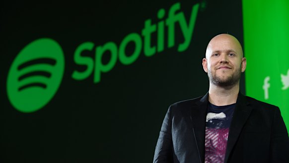 Daniel Ek, chief executive officer and co-founder of Spotify.
