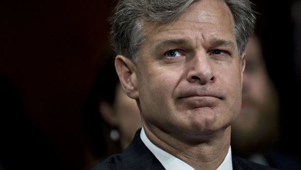FBI director Christopher Wray has clashed with the White House.