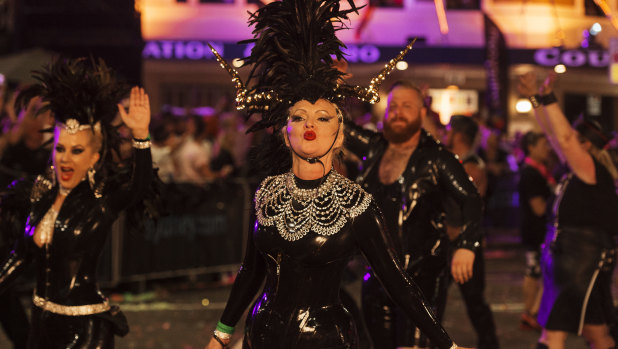 The Sydney Gay and Lesbian Mardi Gras in 2018.