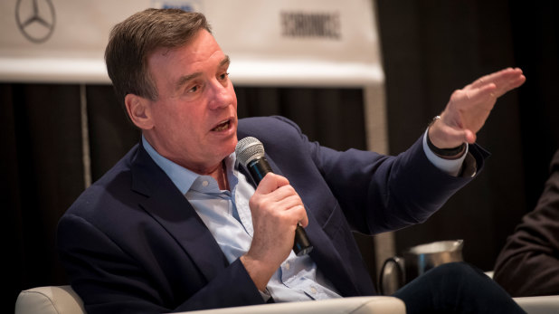 Senator Mark Warner at the South by SouthWest conference in Austin.