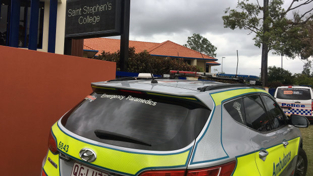Paramedics attended Saint Stephen's College in Upper Coomera after several students fell ill from a suspected drug overdose.