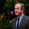 Foreign Secretary David Cameron.