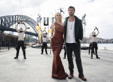 Anya Taylor-Joy and Chris Hemsworth launch Furiosa: A Mad Max Saga at the Overseas Passenger Terminal in Sydney.