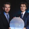 PsiQuantum’s Aussie founders professor Jeremy O’Brien and Terry Rudolph say their plans are ‘bigger than the government of the day.’