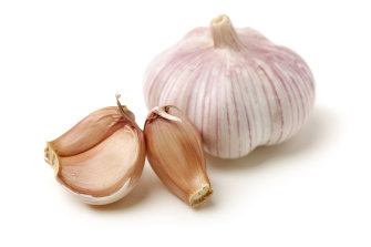 Eating raw garlic is recommended.