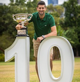 Novak Djokovic is a 10-time Australian Open men’s singles champion.