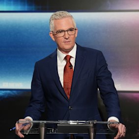 David Speers moderated the ABC’s federal election debate.