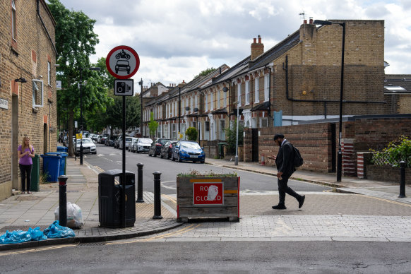 A low traffic neighbourhood in London.