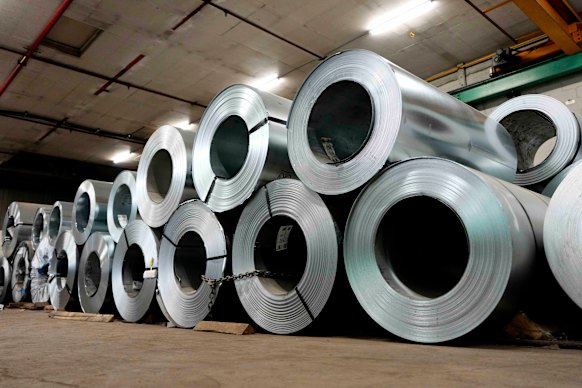 US steel prices have risen faster than anywhere else in the world, with hot-rolled coil prices up more than half.