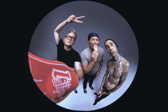 Mark, Tom and Travis: Blink-182’s peak trio.