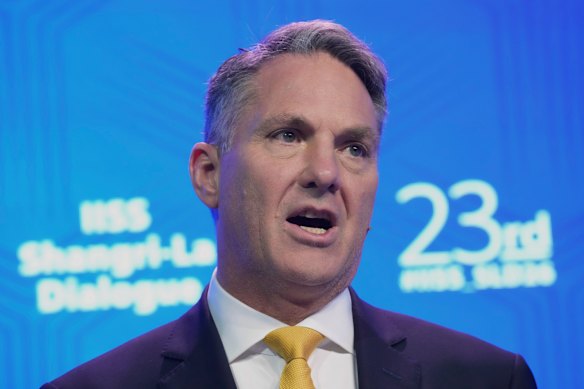 Defence Minister Richard Marles said the seabed was “becoming a battlefield” and called on Beijing to commit to transparency in its maritime operations. 