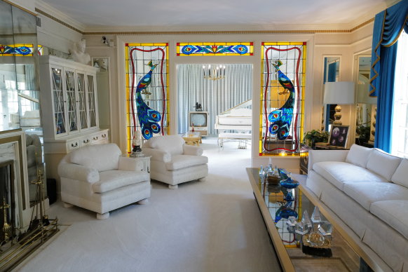The Peacock Room at Graceland.