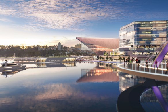 Perth Convention and Exhibition Centre concept images from Wyllie and Brookfield.