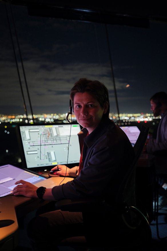 Air traffic controller Melissa Lindsay: “Every single day, night shift or not, I’m tracking my sleep.”