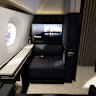 The First Class Suite has seats that recline into near 210-centimetre-long single beds.