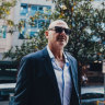 Restaurant owner Al Yazbek arrives at Downing Centre Local Court on Thursday.