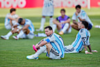 Messi after the loss in the final