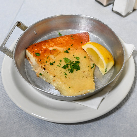 Saganaki at Jim’s.