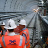 Fresh peek at platform prepped for new CBD station