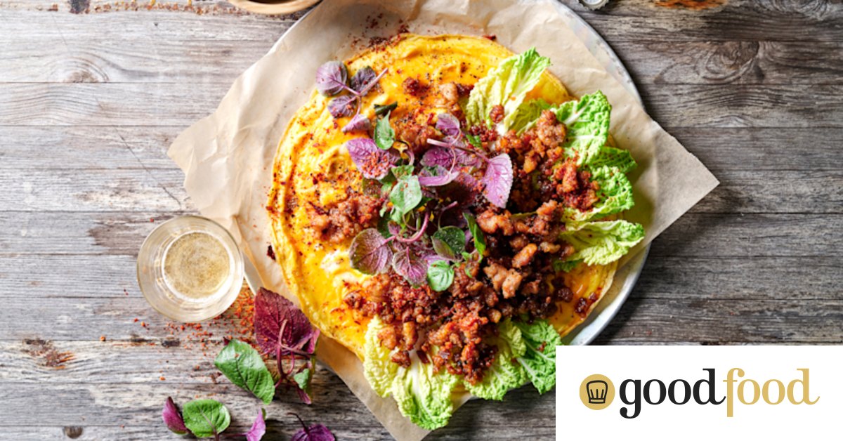 Crispy XO pork omelette