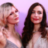 Mick Jagger's daughters roll in to bring '80s glam to gala
