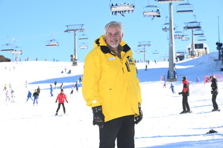 Mount Buller’s general manager Noel Landry says fresh dumps of natural snow are being topped up with machine-made efforts.