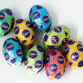 Cadbury’s hollow hunting eggs are 8 per cent smaller this year, according to Choice.