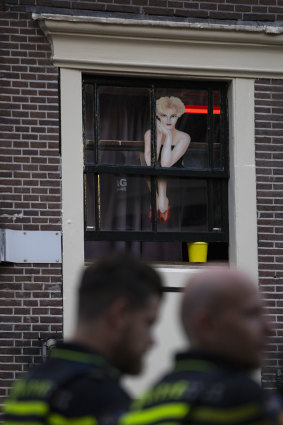 It wasn't quite business as usual as the capital's Red Light District emerged from coronavirus lockdown