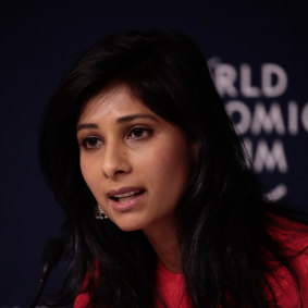 IMF chief economist Gita Gopinath. 