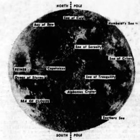 The Moon - Clipping from The Age, published 21/12/1968