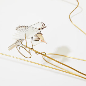 Highfield wrens, part of a commissioned work for the private suites of the bridal mezzanine in Tiffany’s new Sydney store.