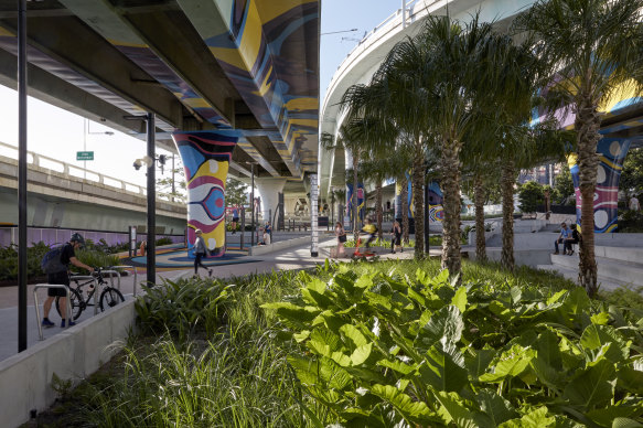 Waterline Park, Queen’s Wharf Brisbane.