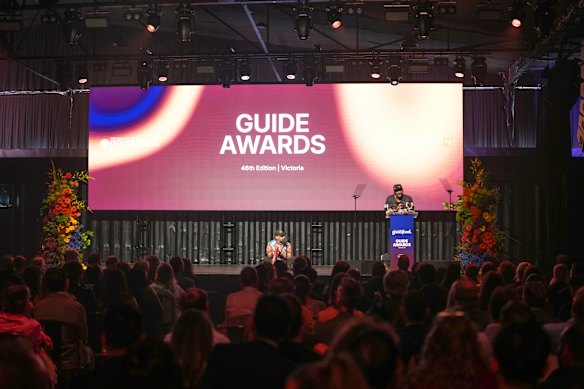 The Age Good Food Guide Awards are underway.