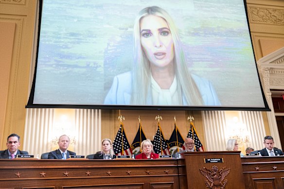 Ivanka Trump appears before the hearing on June 13.