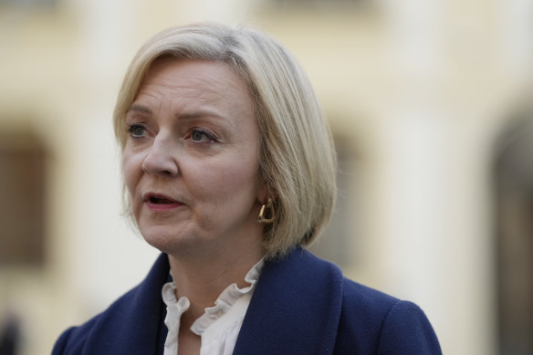 British Prime Minister Liz Truss 