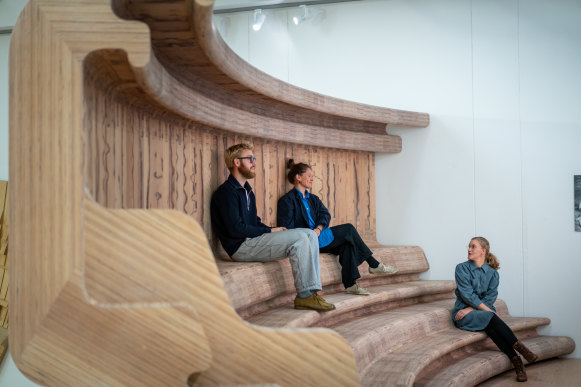 A planned interior seating area that didn’t proceed once Utzon left the Opera House project.