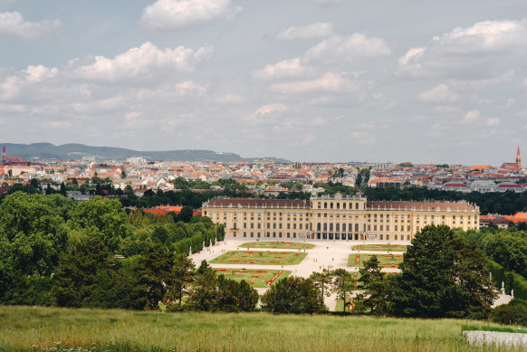 Built as a summer retreat for the Habsburgs, Schoenbrunn Palace has glorious geometric gardens.