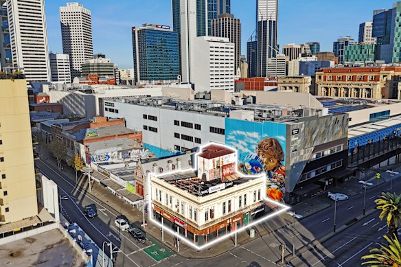 The two-storey Stockdale Building in Perth’s CBD is up for sale.