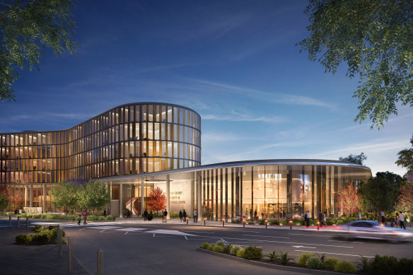 An artist’s impression of the Pullman hotel and convention centre, which will open towards the end of 2023.