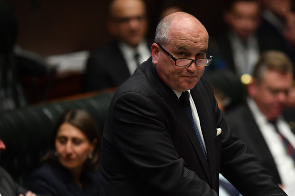 NSW Minister for Corrections, Counter Terrorism and Veterans Affairs David Elliott.