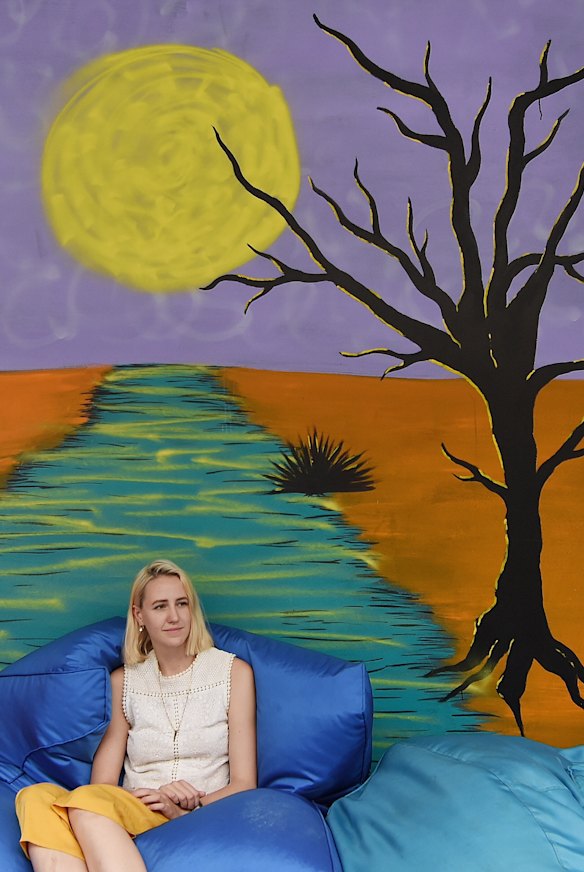 Isabella Lowe says most of her fellow students are supported by their parents.