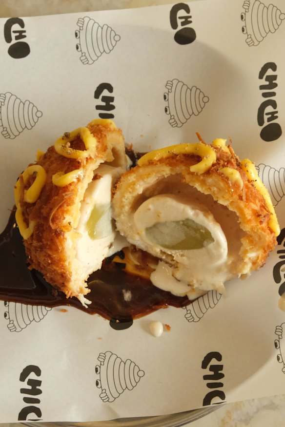 Singaporean fried ice cream.