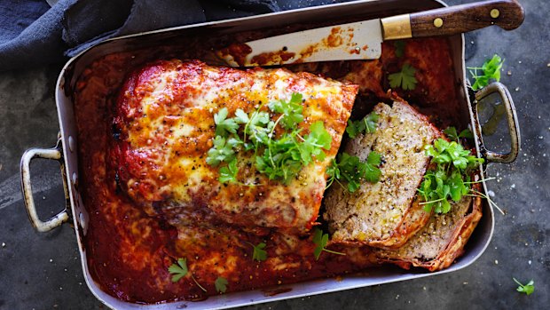 Parmigiana meatloaf.